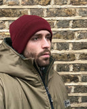 Xtreme Fleece-Lined Beanie in Rosewood Burgundy