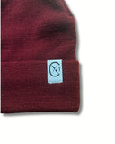 Xtreme Fleece-Lined Beanie in Rosewood Burgundy