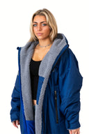 Xtreme V1 Royal Blue Waterproof Jacket With Grey Fleece Lining