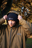 V2 Forest Green Weatherproof Robe with Jet Black Lining