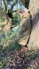 V2 Forest Green Weatherproof Robe with Moss Green Lining
