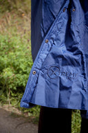 V2 Slate Blue Weatherproof Robe with Navy Lining