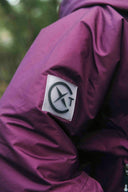 V2 Twilight Purple Weatherproof Robe with Ash Grey Lining