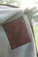 V2 Twilight Purple Weatherproof Robe with Ash Grey Lining