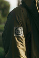 V2 Forest Green Weatherproof Robe with Moss Green Lining