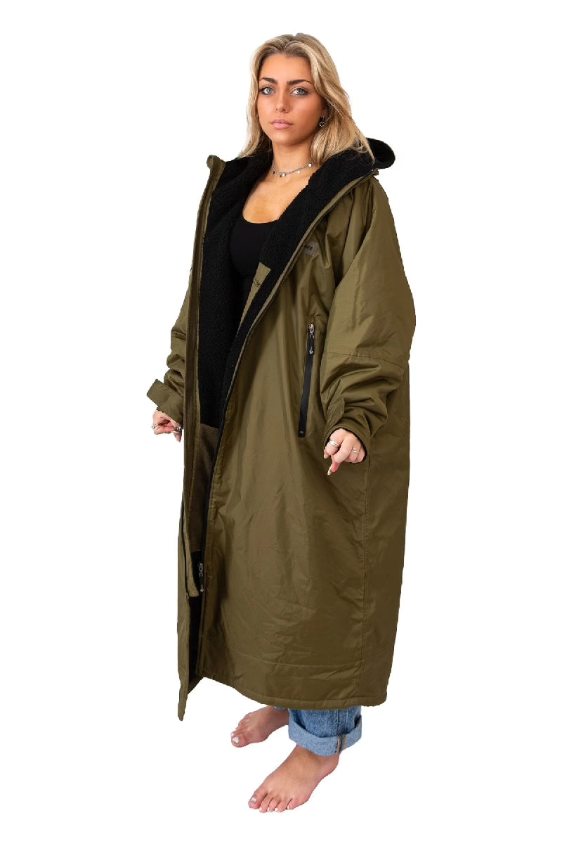 V1 Green Weatherproof Robe Lining