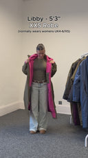 V2 Charcoal Black Weatherproof Robe with Blackberry Purple Lining