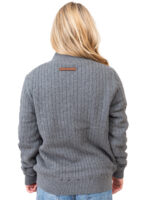 Xtreme Grey Cashmere Jumper - With Grey Fleece Lining
