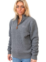 Xtreme Grey Cashmere Jumper - With Grey Fleece Lining