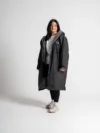 Xtreme Weatherproof Robe V2 - Charcoal Black with Ash Grey Lining