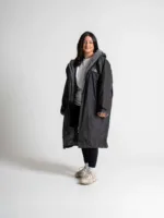 Xtreme Weatherproof Robe V2 - Charcoal Black with Ash Grey Lining