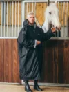 Xtreme Weatherproof Robe V2 - Charcoal Black with Ash Grey Lining