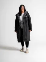 Xtreme Weatherproof Robe V2 - Charcoal Black with Ash Grey Lining