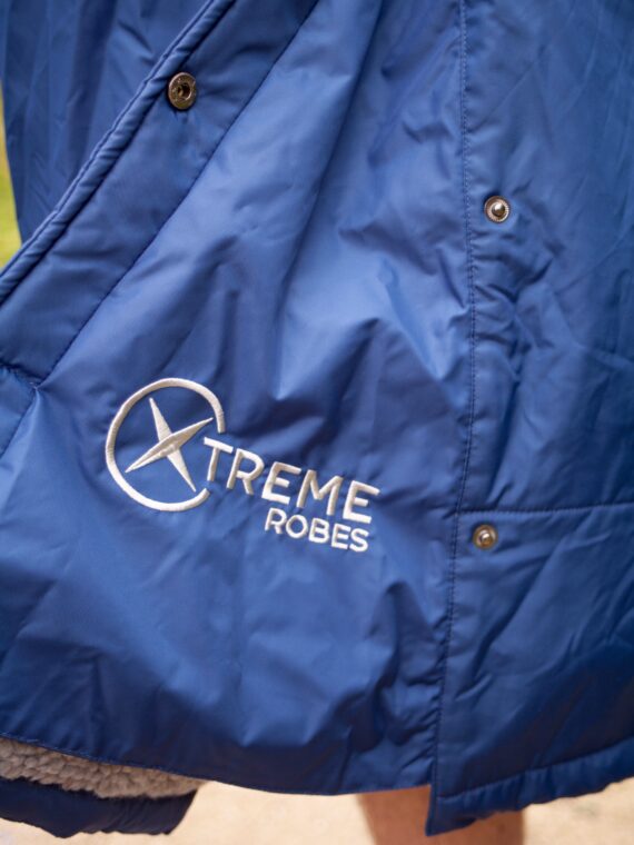 Xtreme Weatherproof Robe V2 - Slate Blue with Ash Grey Lining