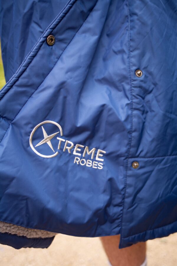 Xtreme Weatherproof Robe V2 - Slate Blue with Ash Grey Lining