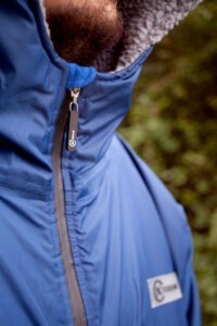 Blue/Grey Colourway Zip Close