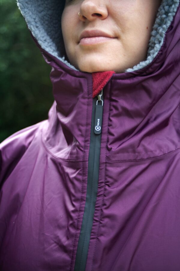 Xtreme Weatherproof Robe V2 - Twilight Purple with Ash Grey Lining