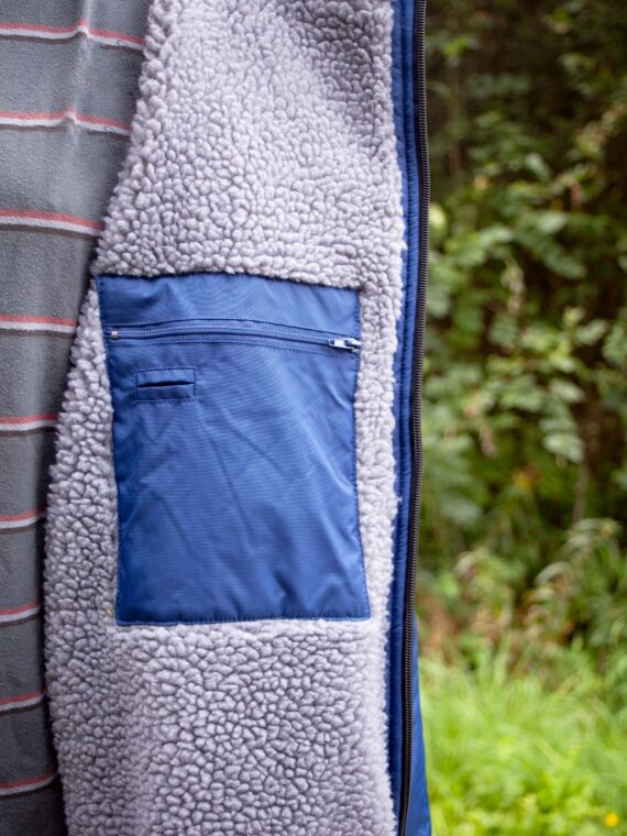 Xtreme V1 Royal Blue Waterproof Jacket With Grey Fleece Lining