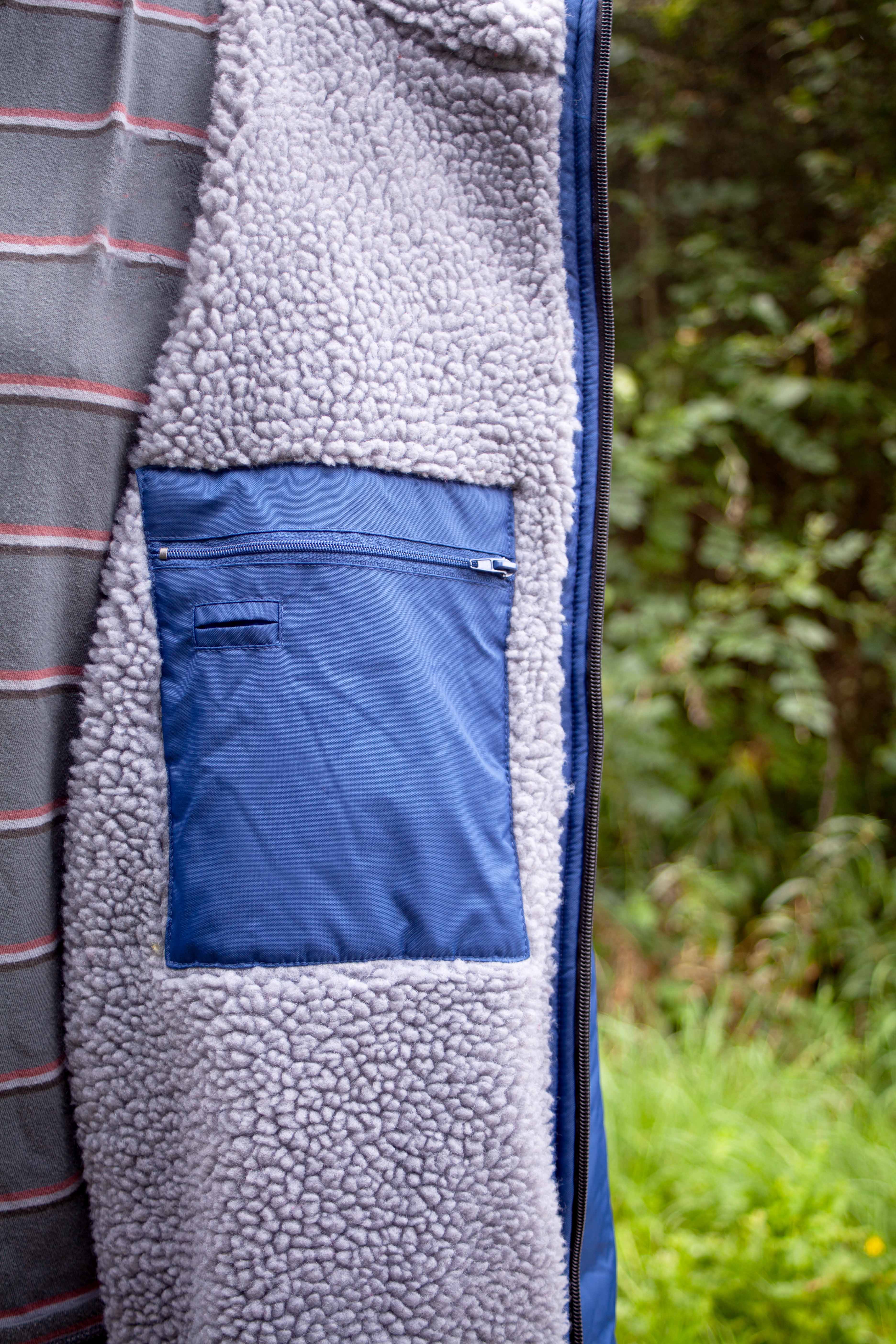 Xtreme V1 Royal Blue Waterproof Jacket With Grey Fleece Lining