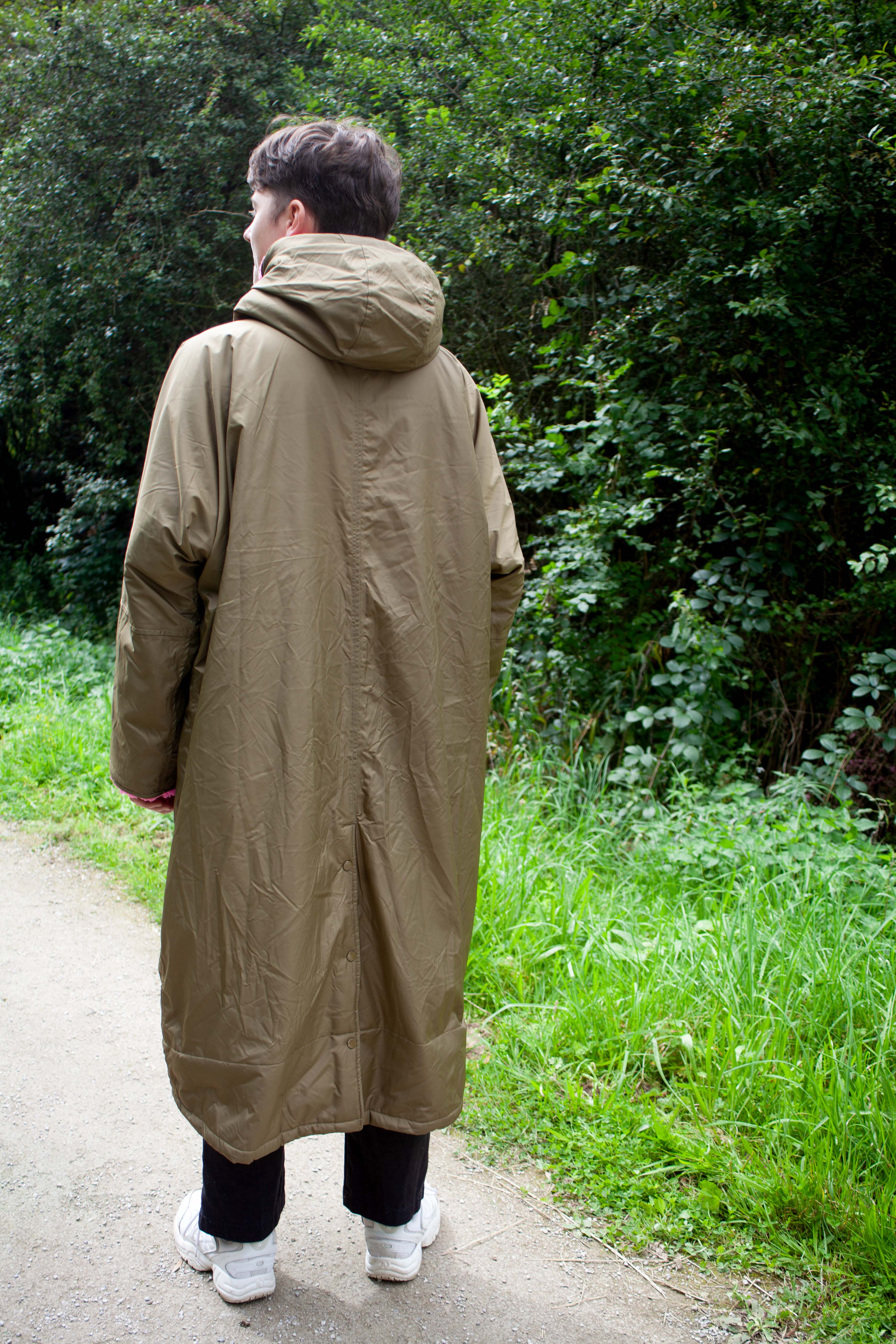 Xtreme V1 Green Waterproof Jacket With Pink Fleece Lining