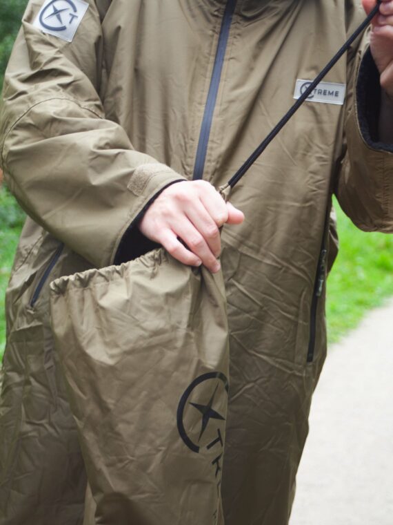 Xtreme Weatherproof Robe V2 - Forest Green with Jet Black Lining