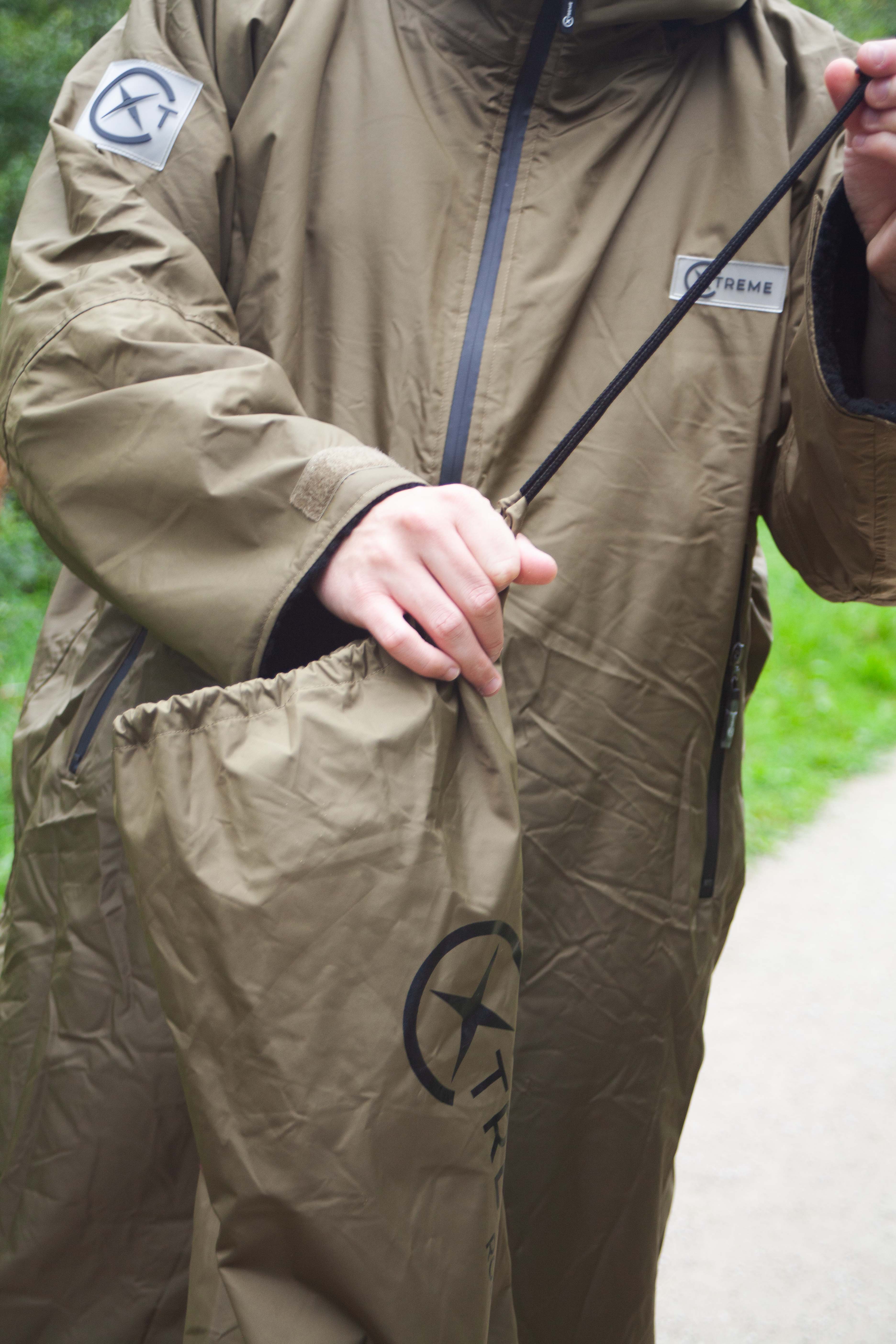 Xtreme Weatherproof Robe V2 - Forest Green with Jet Black Lining