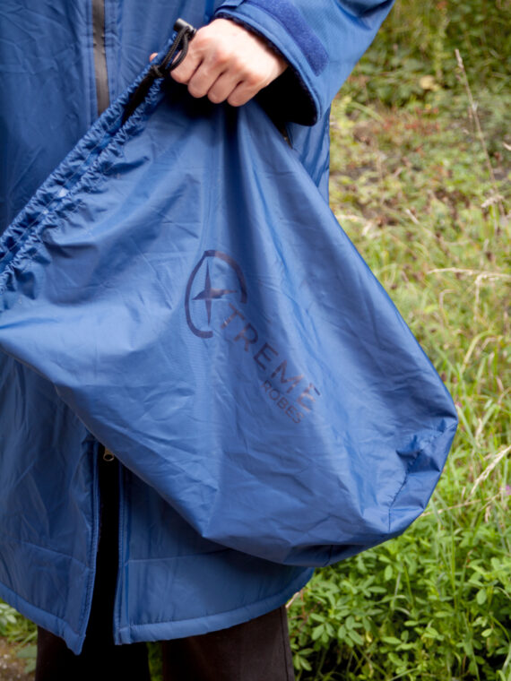 Xtreme Weatherproof Robe V2 - Slate Blue with Navy Lining