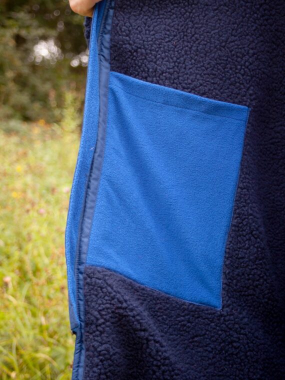 Xtreme V1 Royal Blue Waterproof Jacket With Blue Fleece Lining