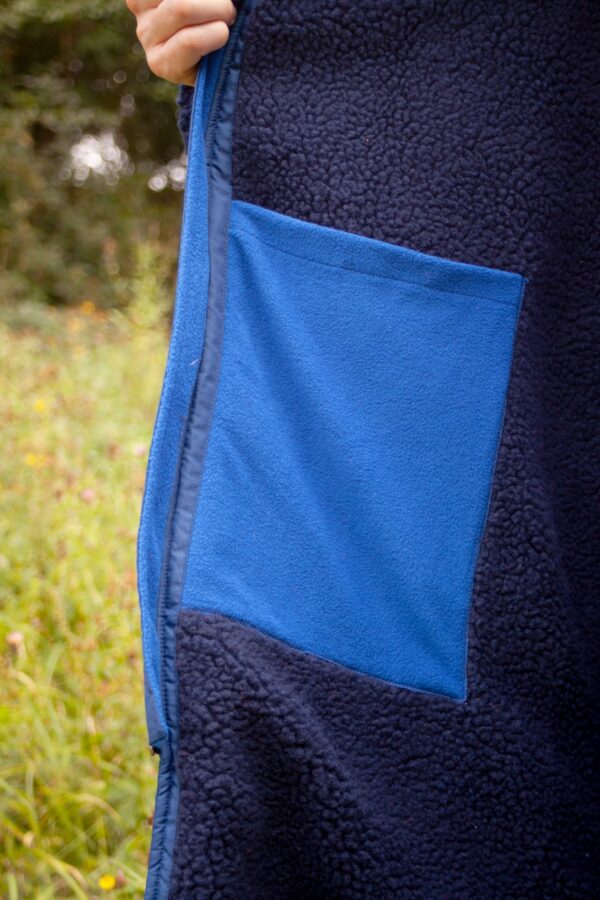 Xtreme V1 Royal Blue Waterproof Jacket With Blue Fleece Lining