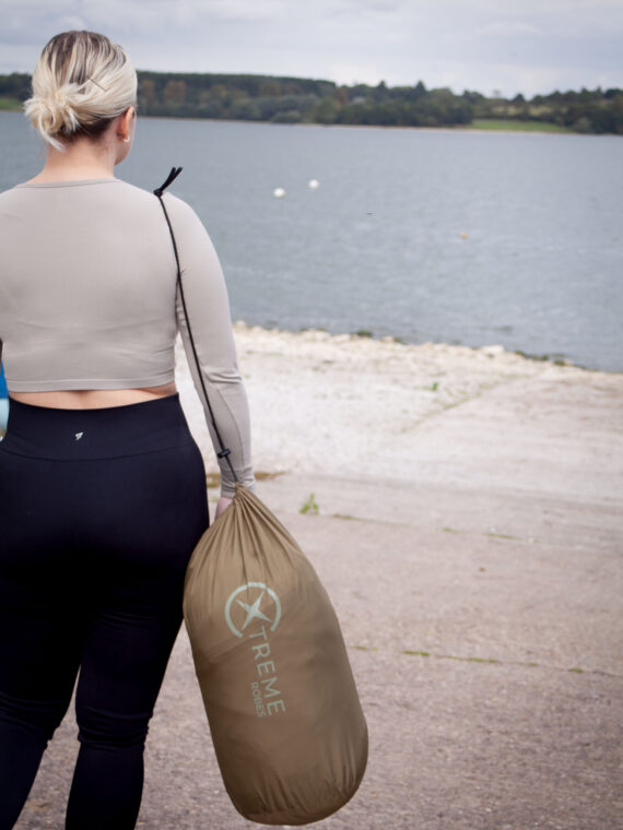 Xtreme Weatherproof Robe V2 - Forest Green with Moss Green Lining