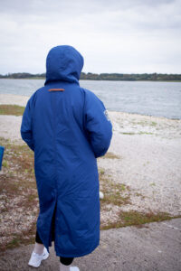 Blue/Grey Colourway Back Full Length