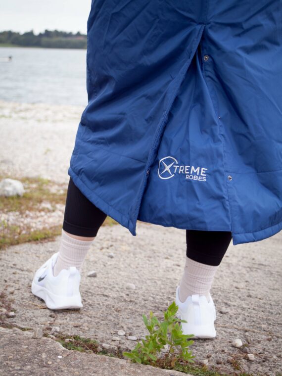 Xtreme Weatherproof Robe V2 - Slate Blue with Ash Grey Lining