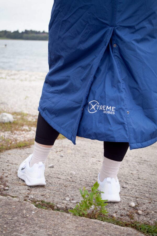 Xtreme Weatherproof Robe V2 - Slate Blue with Ash Grey Lining