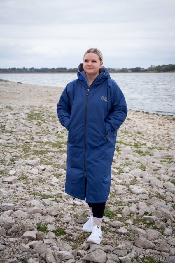 Xtreme Weatherproof Robe V2 - Slate Blue with Ash Grey Lining