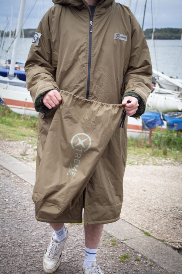 Xtreme Weatherproof Robe V2 - Forest Green with Moss Green Lining