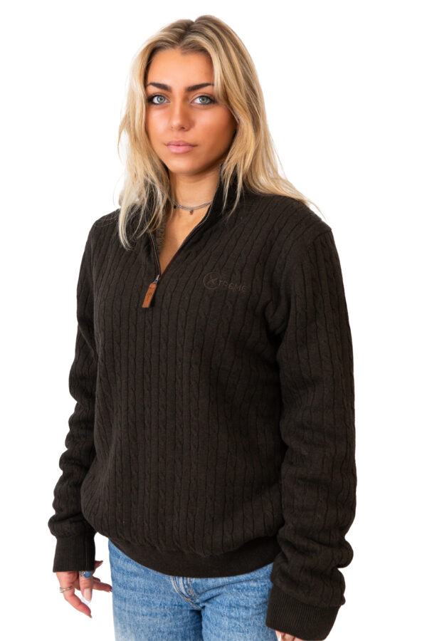 Xtreme Green Cashmere Jumper - With Green Fleece Lining
