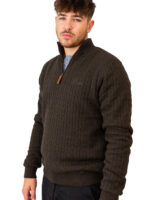 Xtreme Green Cashmere Jumper - With Green Fleece Lining