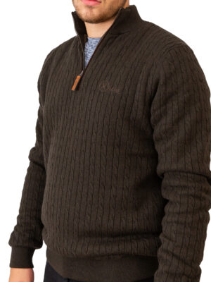 Xtreme Green Cashmere Jumper - With Green Fleece Lining