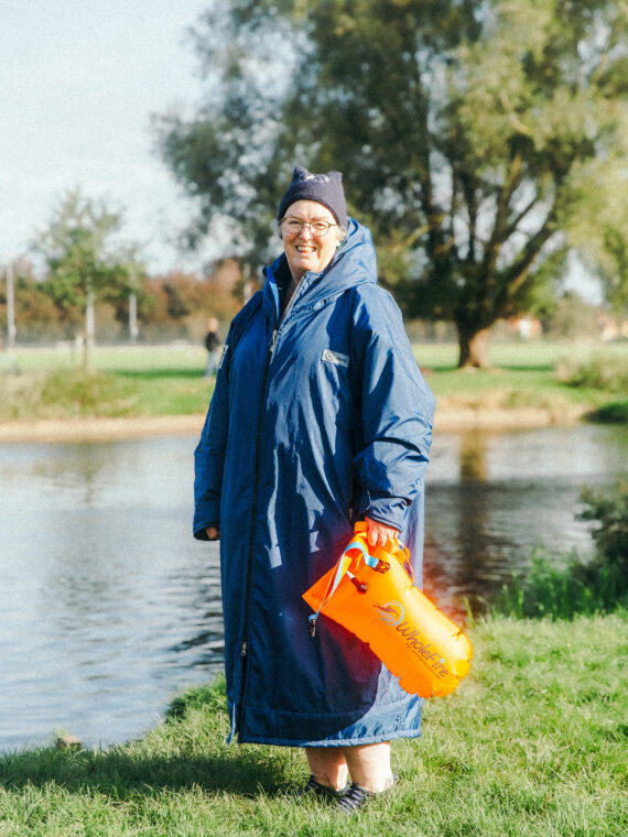 Xtreme Weatherproof Robe V2 - Slate Blue with Navy Lining