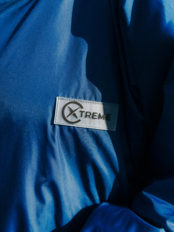 Xtreme Weatherproof Robe V2 - Slate Blue with Navy Lining