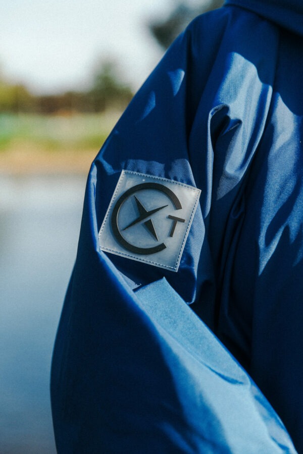 Xtreme Weatherproof Robe V2 - Slate Blue with Navy Lining