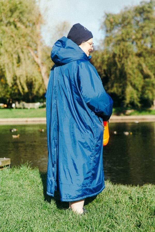 Xtreme Weatherproof Robe V2 - Slate Blue with Navy Lining