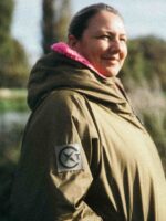 Xtreme Weatherproof Robe V2 - Forest Green with Wild Pink Lining