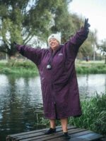 Xtreme Weatherproof Robe V2 - Twilight Purple with Ash Grey Lining