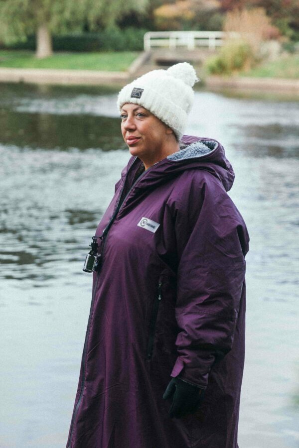 Xtreme Weatherproof Robe V2 - Twilight Purple with Ash Grey Lining