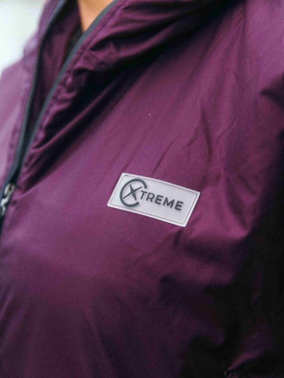 Xtreme Weatherproof Robe V2 - Twilight Purple with Ash Grey Lining
