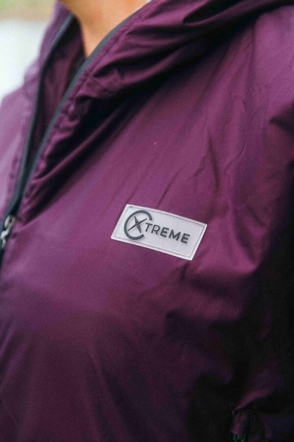 Xtreme Weatherproof Robe V2 - Twilight Purple with Ash Grey Lining