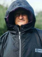 Xtreme Weatherproof Robe V2 - Charcoal Black with Blackberry Purple Lining