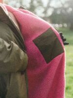 Xtreme Weatherproof Robe V2 - Forest Green with Wild Pink Lining