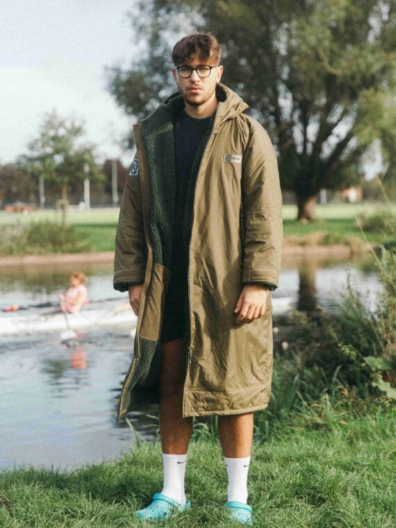 Xtreme Weatherproof Robe V2 - Forest Green with Moss Green Lining